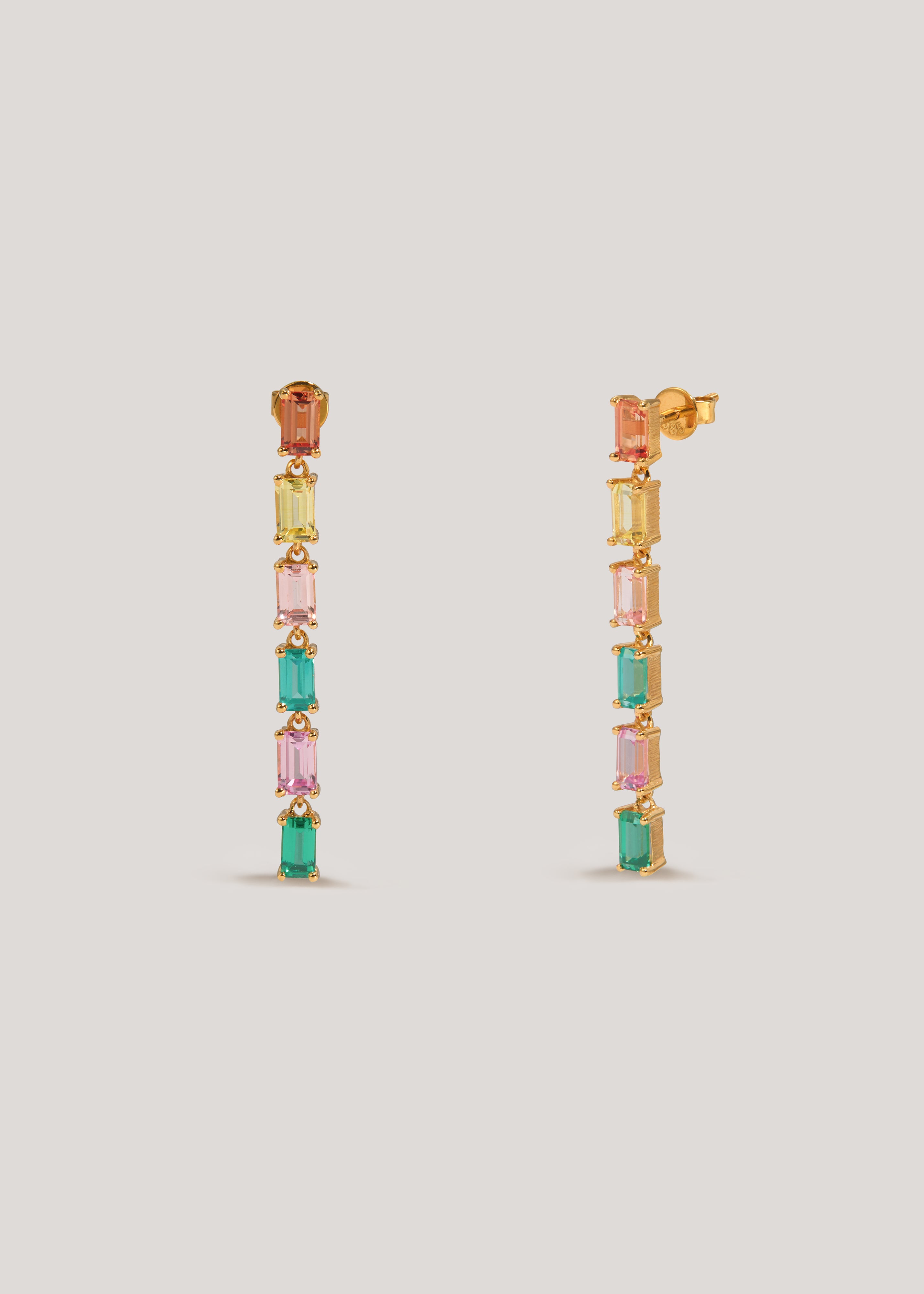 Sunset Tennis Earrings